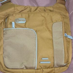 Tumi Tech Crossbody in Tan